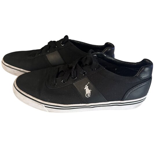 Ralph Lauren Other - Polo by Ralph Lauren black lace up canvas Hanford size 7.5 D sneakers